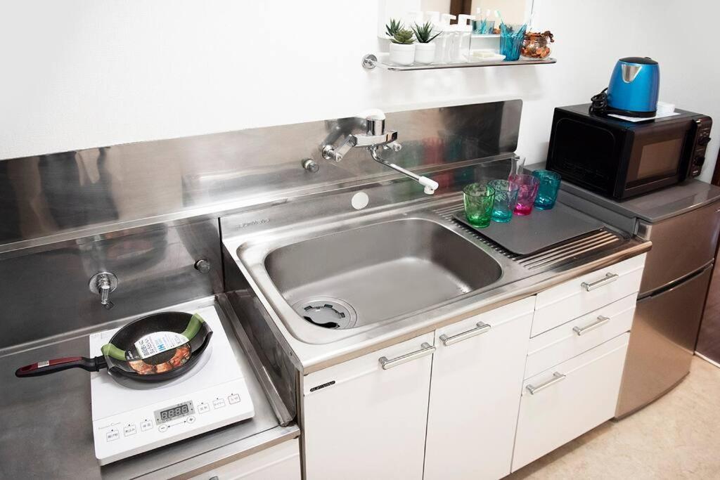 Apartment ③2station To Shinjuku. 3 Double Beds. Specious 45㎡